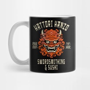 Hattori Hanzo Sword & Sushi Mug